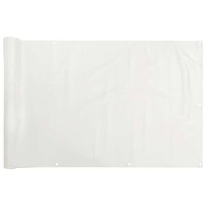 vidaXL &Eacute;cran d'intimit&eacute; de balcon blanc 600x120 cm PVC