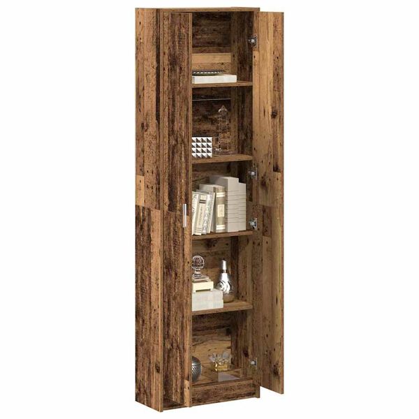 vidaXL Armoire Bois Ancien 55 x 25 x 189 cm Bois d'ing&eacute;nierie