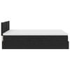 vidaXL Lit de Rangement avec matelas Noir 140 x 190 cm Velours