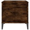 vidaXL Table basse Chêne fumé 60x44,5x45 cm Bois d'ingénierie