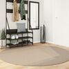 vidaXL Tapis HUARTE &agrave; poils courts doux et lavable sable &Oslash; 200 cm