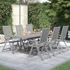 vidaXL Ensemble &agrave; manger de jardin 7 pcs Bois d'acacia solide