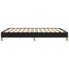 vidaXL Cadre de lit sans matelas noir 160x200 cm tissu