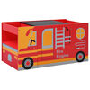 vidaXL Jeu de table et chaises d'enfants 3 pcs Camion de pompiers Bois