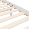 vidaXL Cadre de lit sans matelas blanc 90x200 cm bois massif