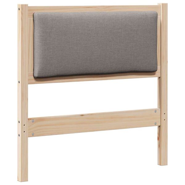 vidaXL T&ecirc;te de lit Autre Marron 75 cm Bois massif en pin