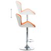 vidaXL Tabouret de bar Orange 44 x 48 x 105,5 cm Cuir synthétique