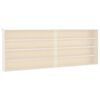vidaXL Vitrine de collection en bois avec portes 100x8,5x37 cm