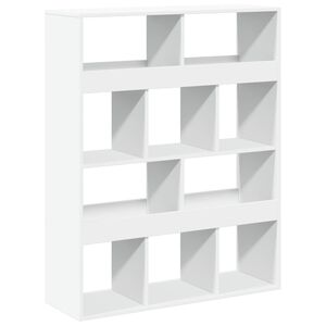 vidaXL Biblioth&egrave;que blanc 100x33x125,5 cm bois d'ing&eacute;nierie
