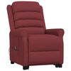 vidaXL Fauteuil de massage Rouge bordeaux Similicuir