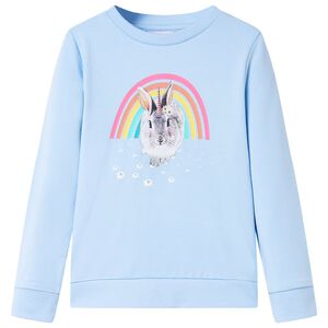 Sweatshirt pour enfants bleu clair 92