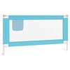 vidaXL Barri&egrave;re de s&eacute;curit&eacute; de lit d'enfant Bleu 160x25 cm Tissu