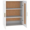 vidaXL Armoire murale blanc 69,5x32,5x90 cm bois d'ing&eacute;nierie