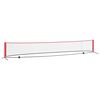 vidaXL Filet de tennis Noir et Rouge 595 x 90,5 x 87 cm Polyester