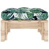 vidaXL Pouf palette de jardin bois de pin impr&eacute;gn&eacute;