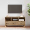 vidaXL Meuble TV Ch&ecirc;ne artisan 102 x 36 x 50 cm Bois d'ing&eacute;nierie