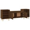 vidaXL Meuble TV Ch&ecirc;ne marron 160x35x55 cm Bois d'ing&eacute;nierie