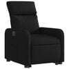 vidaXL Fauteuil inclinable &eacute;lectrique noir tissu