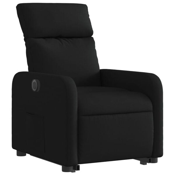 vidaXL Fauteuil inclinable &eacute;lectrique noir tissu