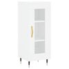 vidaXL Buffet blanc 34,5x34x90 cm bois d'ing&eacute;nierie