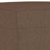 vidaXL Repose-pied Marron 60x50x41 cm Tissu