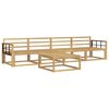 vidaXL Ensemble de canap&eacute;s d'ext&eacute;rieur 5 pcs Blanc 79 x 79 x 37 cm