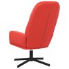 vidaXL Chaise de relaxation Rouge Similicuir