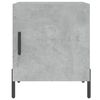 vidaXL Tables de chevet 2 pcs gris b&eacute;ton 40x40x50 cm bois d&rsquo;ing&eacute;nierie