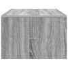 vidaXL Bureau mural Gris Sonoma 100 x 45 x 30 cm Bois d'ing&eacute;nierie
