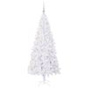 vidaXL Sapin de Noël artificiel avec 300 LED Blanc 180 cm PVC et Acier