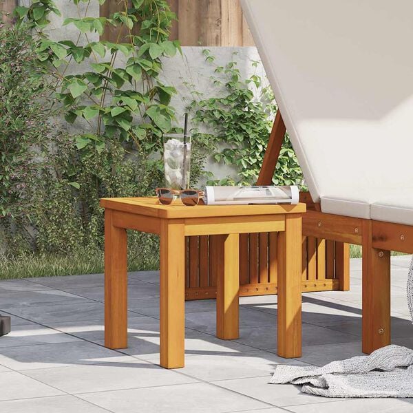 vidaXL Table d'appoint Huile Naturelle 35 x 35 x 34 cm