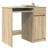 vidaXL Bureau chêne Sonoma 86x49x76 cm bois d'ingénierie