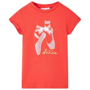 T-shirt pour enfants rouge 92