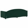 vidaXL Lit de repos sans matelas vert fonc&eacute; 90x200 cm velours