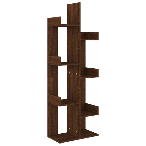 vidaXL Biblioth&egrave;que 48x25,5x140 cm Ch&ecirc;ne marron Bois d'ing&eacute;nierie