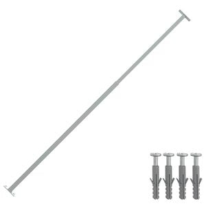 vidaXL Barre de fen&ecirc;tre r&eacute;glable de s&eacute;curit&eacute; 710-1200 mm