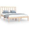 vidaXL Cadre de lit sans matelas bois de pin massif 120x200 cm