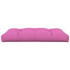 vidaXL Coussin de palette Rose 120x80x12 cm tissu