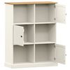 vidaXL Biblioth&egrave;que VIGO blanc 90x35x114,5 cm bois massif de pin