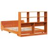 vidaXL Cadre de lit sans matelas cire marron 140x200cm bois pin massif