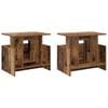 vidaXL Meuble TV 2 pc Bois ancien Bois d'ing&eacute;nierie