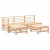 vidaXL Salon de jardin 5 pcs bois massif de pin