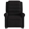 vidaXL Fauteuil de massage inclinable Noir Tissu