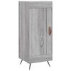 vidaXL Buffet haut Sonoma gris 34,5x34x180 cm Bois d'ing&eacute;nierie
