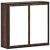 vidaXL Armoire &agrave; miroir de salle de bain ch&ecirc;ne marron bois ing&eacute;nierie