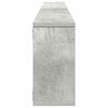 vidaXL &Eacute;tag&egrave;res cube murales 6 pcs Gris b&eacute;ton 100x15x30 cm