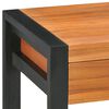 vidaXL Bureau avec 2 tiroirs 100x40x75 cm Bois de teck