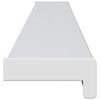 vidaXL Appui de fen&ecirc;tre Blanc 120 x 10 x 4,5 cm PVC