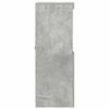 vidaXL Buffet gris b&eacute;ton 81x37x100 cm bois d'ing&eacute;nierie