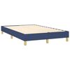 vidaXL Sommier &agrave; lattes de lit matelas et LED bleu 120x190 cm tissu